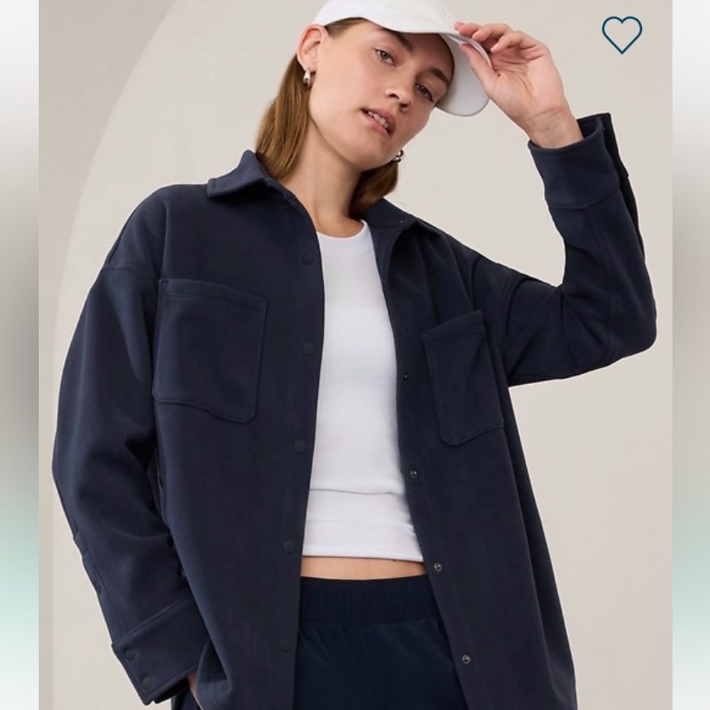 Microfleece shirt jacket SOLD OUT ONLINE 😱